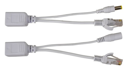 Sada adaptérov Pulsar P-POE1 PoE s RJ signálom a 1 napájacím UTP konektorom
