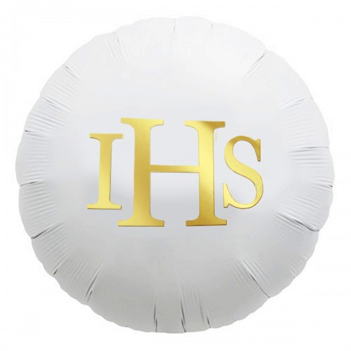 Balón HOST Communion so zlatou nálepkou IHS