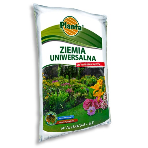 Univerzálna zemina na KVETY, OKRASNÉ RASTLINY, ZELENINU A BYLINKY 20L