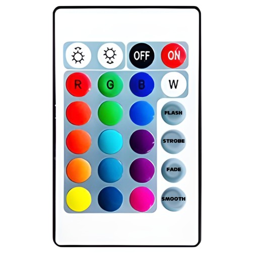 FAREBNÝ RGB LED PÁS 5M VODEODOLNÝ PÁS 2835 STOLNÝ SET + DIAĽKOVÉ OVLÁDANIE