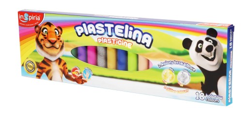 Plastelína pre deti 18 farieb Inspiria Scheme