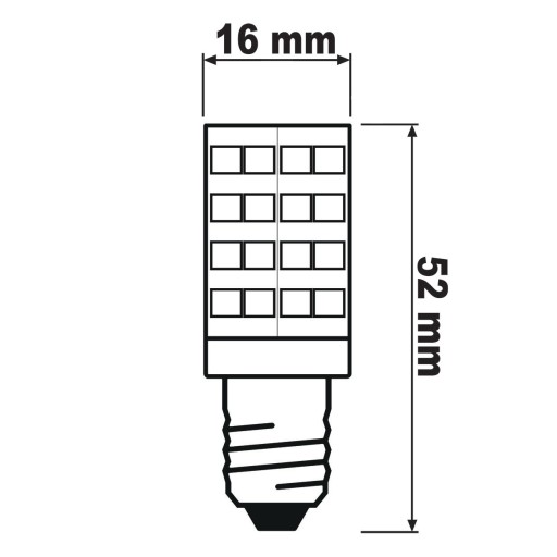LED žiarovka CHLADNIČKA E14 5W 40W 470lm 3000K LUMILED