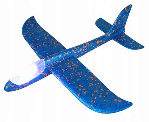 STYROPENOVÝ LIETADOVÝ KLUZÁK 47 CM SO SVIETIACI LED