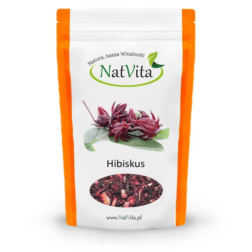 Kvety ibišteka prírodný čaj sušený kvet ibišteka 170g NatVita