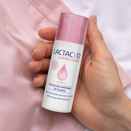 Hydratačný intímny gél LACTACYD CARING GLIDE