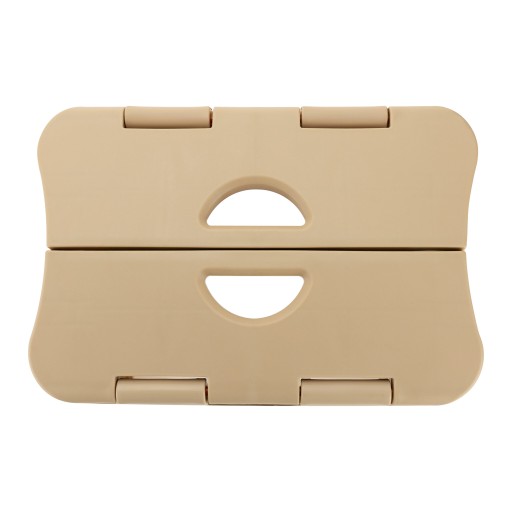 Stolička Taburetka rozkladacia Taburetka Beige Tourist 22cm Nosnosť 100kg