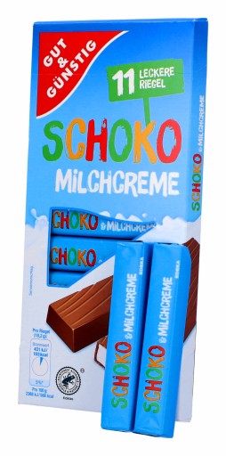 Mliečne tyčinky v čokoláde G&G 11 ks DE