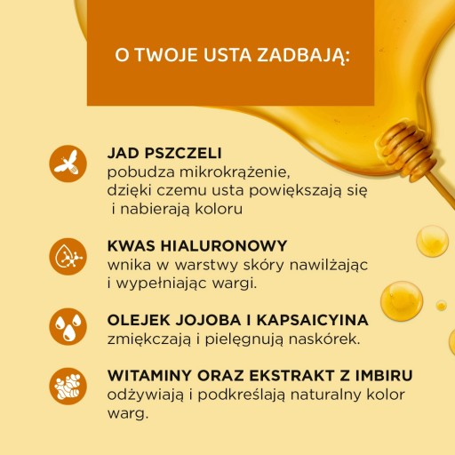 Kozmetika Eveline Oh! Lesk na pery My Lips č.01 - Bee Venom