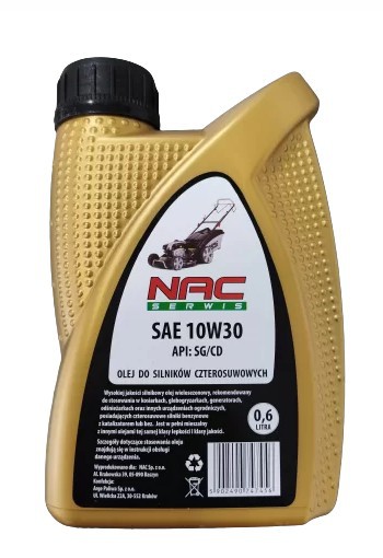 OLEJ DO SEKAČKY 10W30 0,6L - SERVIS NAC
