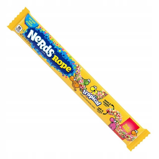 Nerds Tropical Rope Fruit Jelly Candies 26g z USA