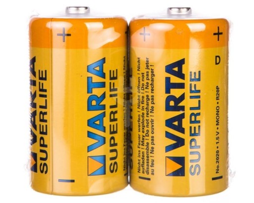 2x batéria R20 D Varta Super Heavy Duty 1,5V UM-1 S2