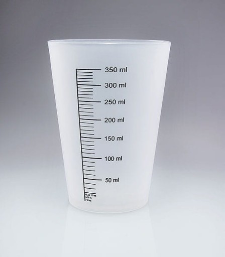 Polypropylénová odmerka so stupnicou 350 ml