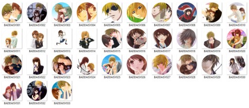 Manga Anime Dengeki Daisy Pins MNOHÉ DIZAJNY
