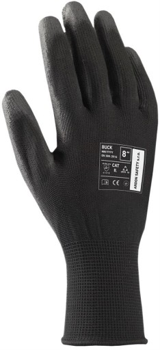 Bezšvové pracovné rukavice Ardon Buck Black 10-XL