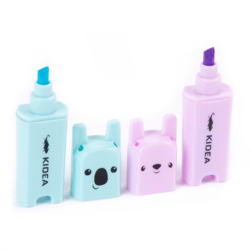 Pastelové zvýrazňovače Mini Kidea Animals 5 kusov