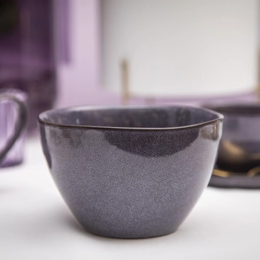 Porcelánová šalátová misa Altom Design Reactive Purple, 14 cm