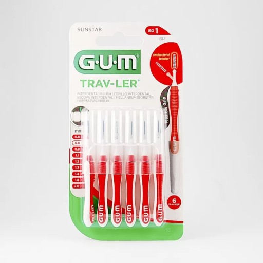 Gum Trav-Ler medzizubné kefky 0,8 mm 6 ks
