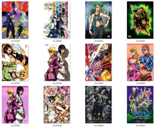 Plagát A3 JoJo's Bizarre Adventure VEĽKÝ VÝBER