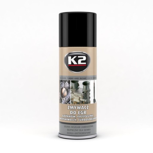 K2 Čistič na karburátory, tlmiče vstrekovačov, 400ml