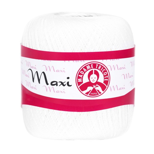 Maxi šnúra - Madame Tricote Paris - snehovo biela, 1000