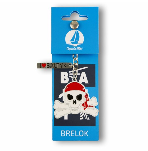 MILUJEM kľúčenku s lebkou z Baltského mora