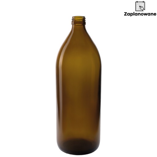 SKLENENÁ FĽAŠA s pumpičkou a dávkovačom na mydlo, tekutý sprchový gél, 1 liter