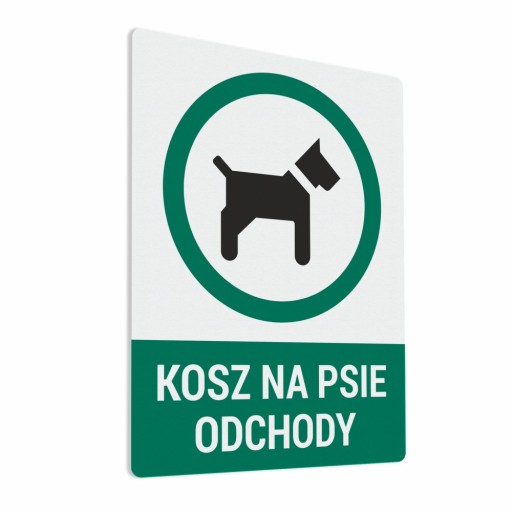 Nálepka na odpadkový kôš pre psov 15x20