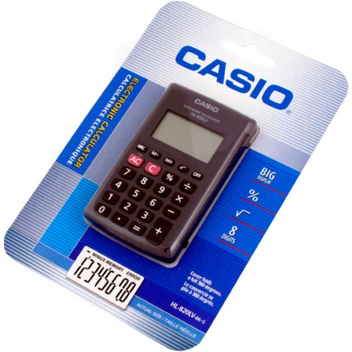 Vrecková kalkulačka Casio HL-820LV-S BK