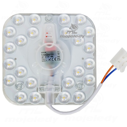Doštičková žiarovková vložka SMD LED stropné svietidlo 12W + NW 4000K napájací zdroj s magnetmi