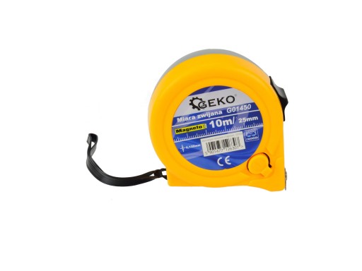 Zvinovacia páska 10mx25mm s magnetom GEKO G01450
