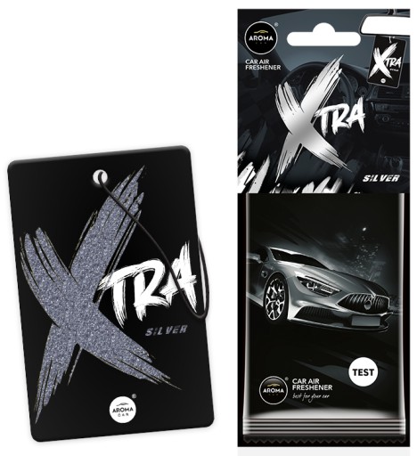 VÔŇA DO AUTA ARÓMA AUTOCELULÓZOVÁ X-TRA CARD SILVER OSVEŠŤOVAČ