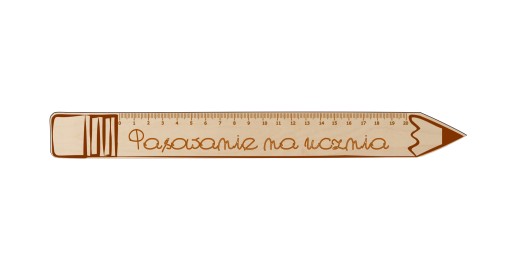 Ceruzka pravítko pri registrácii študentov DARČEK