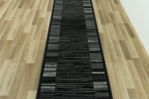 šírka 150 cm GRAFITOVÝ KOBEREC TMAVOŠEDÝ KOBEREC LUNA STRIPES DO CHODBY