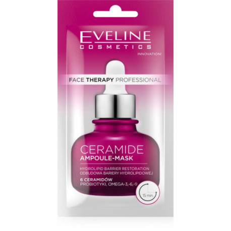 Maska s ampulkami EVELINE FACE THERAPY Ceramids