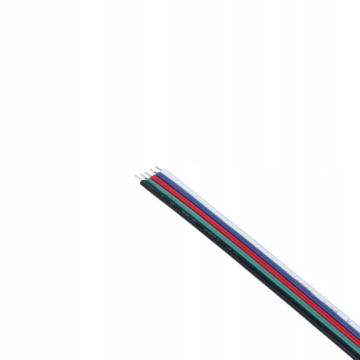 Konektor adaptéra - RGBW vodiče 10mm 5PIN
