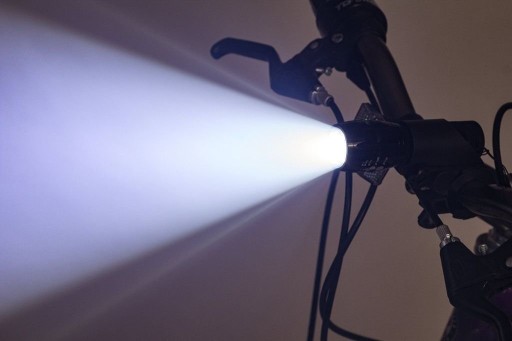 COB LED LAMPA NA BICYKEL S DRŽIAKOM NA BICYKEL