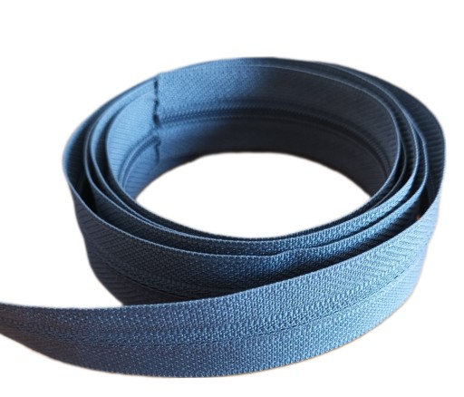 Zips TAPE na metre so Zipsom 1m 3mm tmavošedá