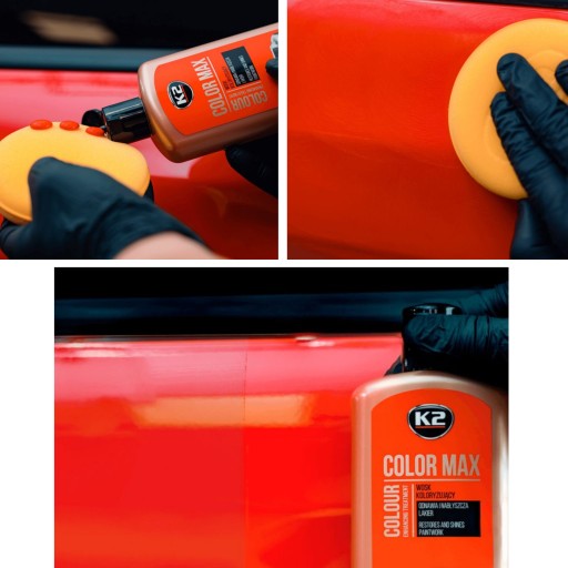 K2 COLOR MAX 250ml ČERVENÝ FARBIACE VOSK
