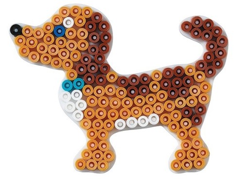 Hama 326 - malá podložka Dog - midi korálky
