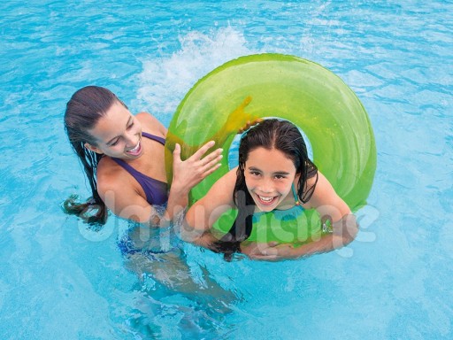 Detský krúžok na plávanie s priemerom 76 cm INTEX 59260 modrý