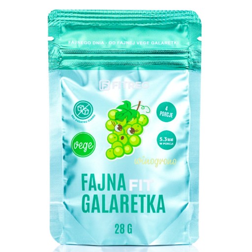 FITREC Vege Hroznová želé BEZ CUKRU 4 PORCIE