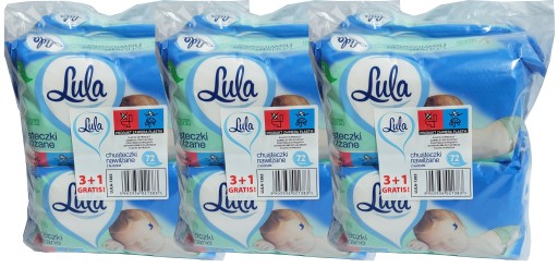 Lula vlhčené obrúsky s aloe 76 ks.