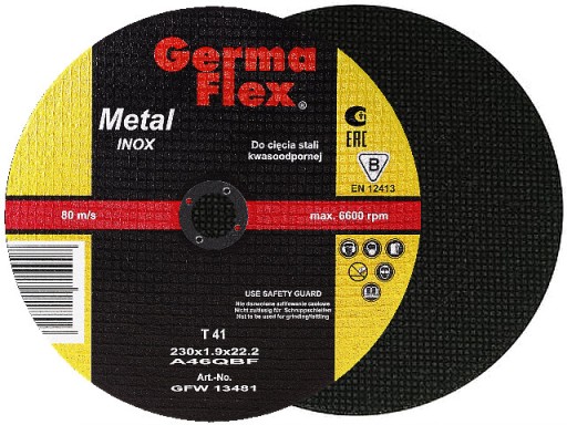 INOX rezací kotúč 230x1,9 kotúče GERMAFLEX