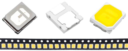 SMD 2835 LED 0,2W BIELE A FAREBNÉ 50 KS - 6 farieb na výber