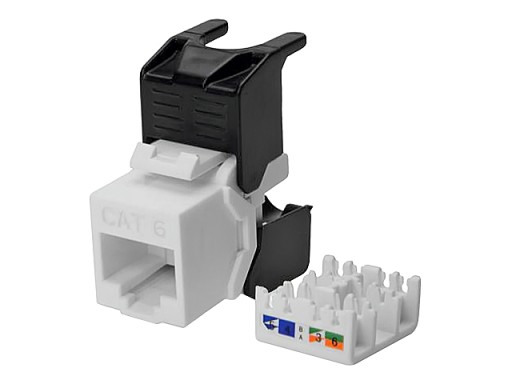 RJ45/8P8C zásuvka kat.6 UTP typ KEYSTONE beznástrojové kontakty LSA DIGITUS