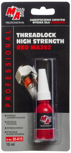 Lepidlo na nite STRONG RED MA PROFESSIONAL 20-A15 10ml