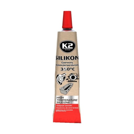 K2 ČERVENÝ SILIKÓN 21G. B235N VYSOKOTEPLOTNÝ SILIKÓN