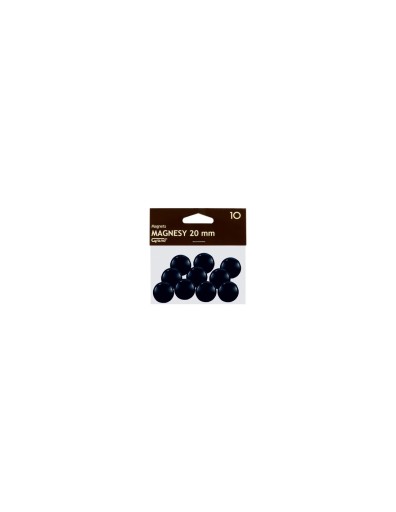 MAGNETY 20MM 10KS FARBA ČIERNA GRAND