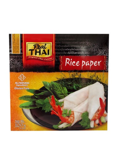 Guľatý ryžový papier 22cm 100g Real Thai