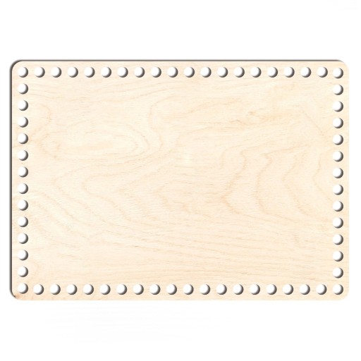 drevený základný košík dno 22x31cm obdĺžniková preglejka